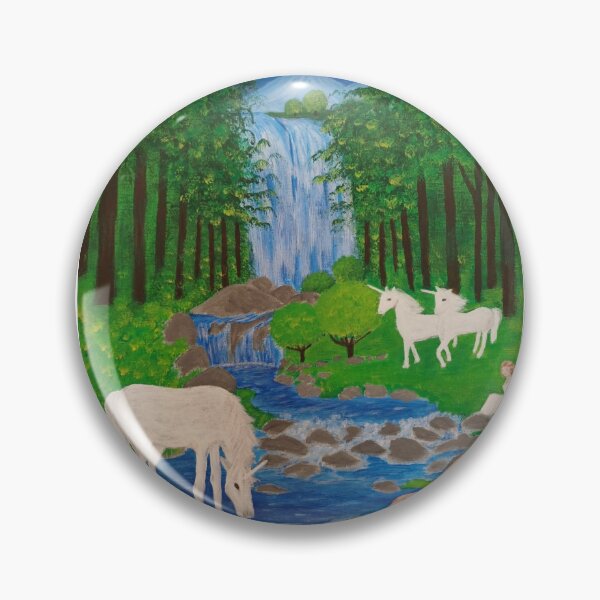 Item preview, Peaceful Forest Waterfall designed and sold by Ermira Mako.