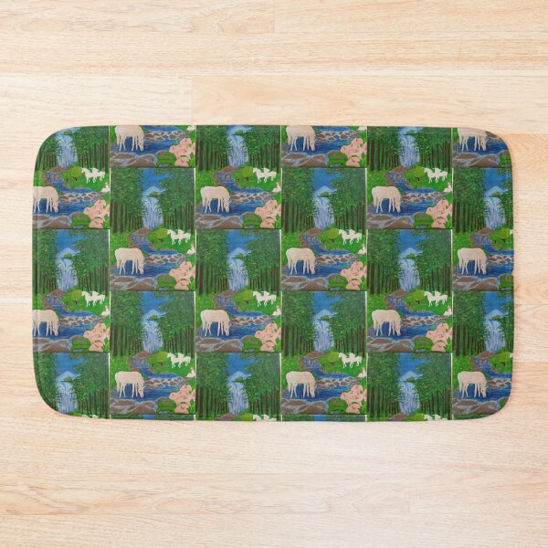 Item preview, Peaceful Forest Waterfall designed and sold by Ermira Mako.