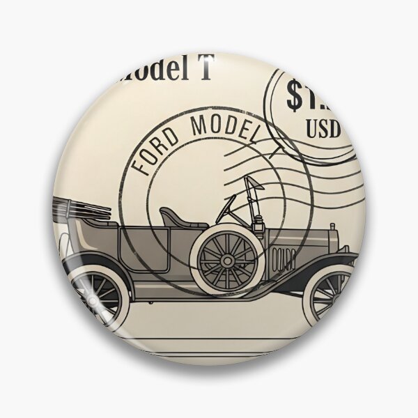 Item preview, Ford Model T Antique Car Horizontal Vintage Postage Stamp Art designed and sold by Motorline44.