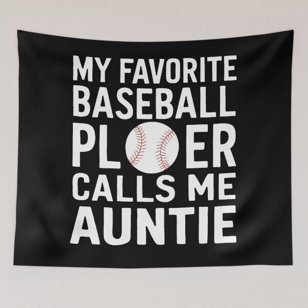 Item preview, Baseball Player Calls Me Auntie designed and sold by SiarheiYur.