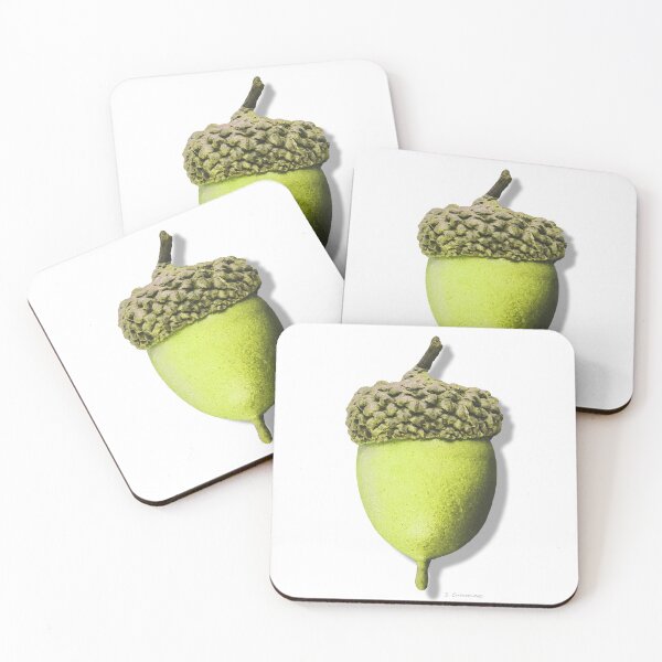 Item preview, Fresh Green Acorn Art Botanical Country Oak Tree designed and sold by Sharon Cummings Art.