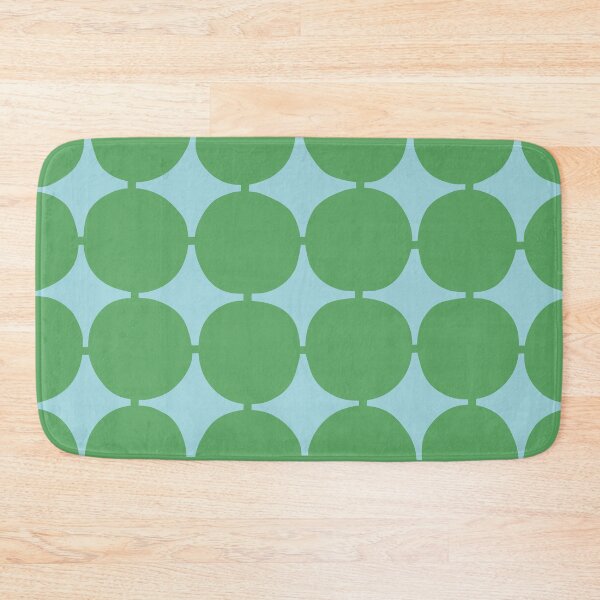 Item preview, Connected Dots - Green on Blue designed and sold by Johanna Kindvall.