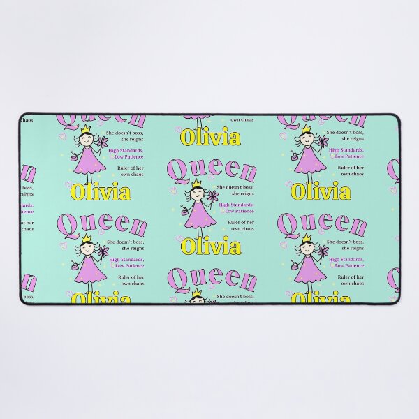 Item preview, Queen Olivia - Personalized Funny Name Gift - Doodle Style designed and sold by illeN-Art-World.