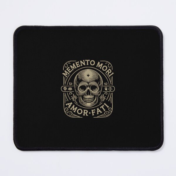Item preview, Stoic Philosophy Memento Mori Amor Fati Skull Stoicism Quote designed and sold by raeganluskanor.