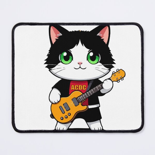 Item preview, cat acdc designed and sold by Brexmore3.