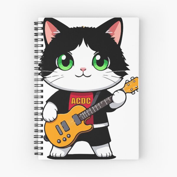 Item preview, cat acdc designed and sold by Brexmore3.