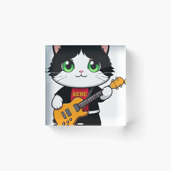 Item preview, cat acdc designed and sold by Brexmore3.