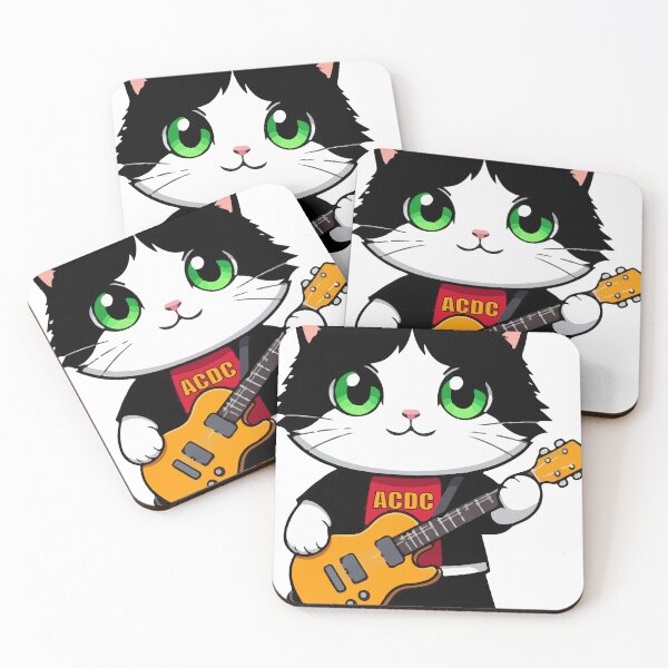 Item preview, cat acdc designed and sold by Brexmore3.