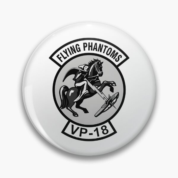 Item preview, US Navy Patrol Squadron Eighteen (VP-18) "Flying Phantoms" Insignia designed and sold by CharlieDesings.