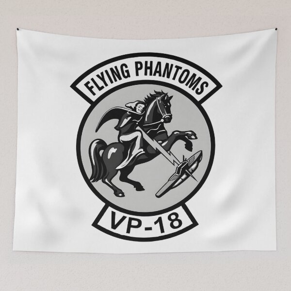 Item preview, US Navy Patrol Squadron Eighteen (VP-18) "Flying Phantoms" Insignia designed and sold by CharlieDesings.