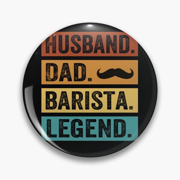 Item preview, Husband Dad Barista Legend designed and sold by SiarheiYur.