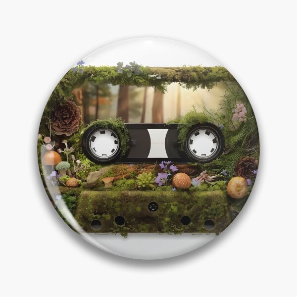 Item preview, Vintage Moss Cassette Player - Nature Core Aesthetic Retro Tech designed and sold by EverSale.