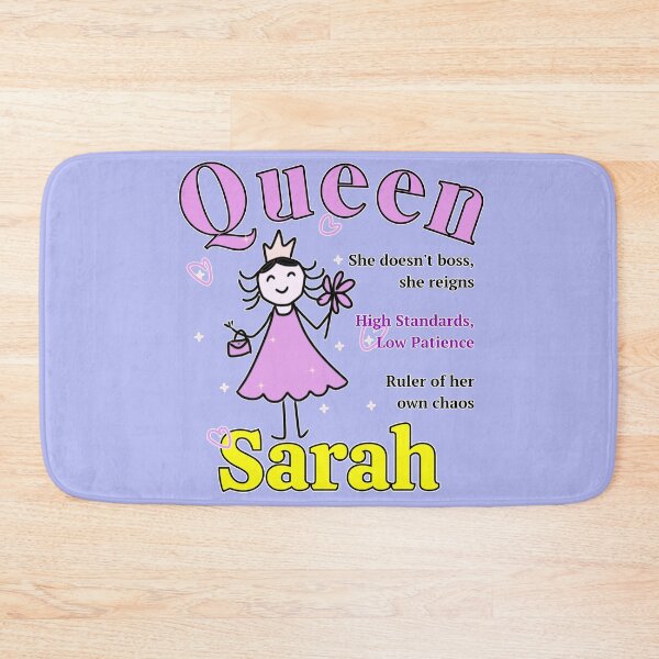 Item preview, Queen Sarah - Personalized Funny Name Gift - Doodle Style designed and sold by illeN-Art-World.