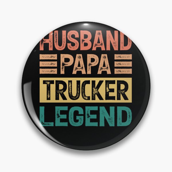 Artikelvorschau, Ehemann Papa Trucker Legende entworfen und verkauft von SiarheiYur.