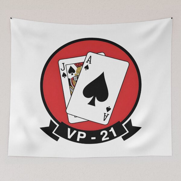Item preview, US Navy Patrol Squadron Twenty-One (VP-21) "Blackjacks" Insignia designed and sold by CharlieDesings.