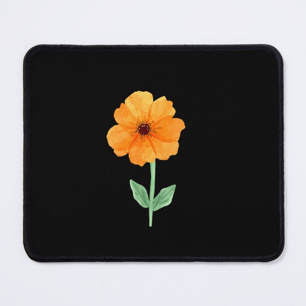 Item preview, Orange flower watercolor designed and sold by uunaa.