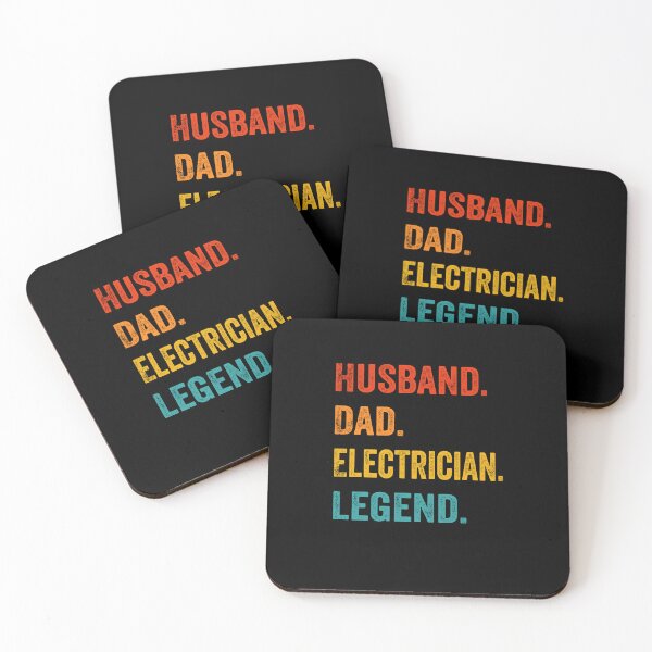 Item preview, Husband Dad Electrician Legend designed and sold by SiarheiYur.