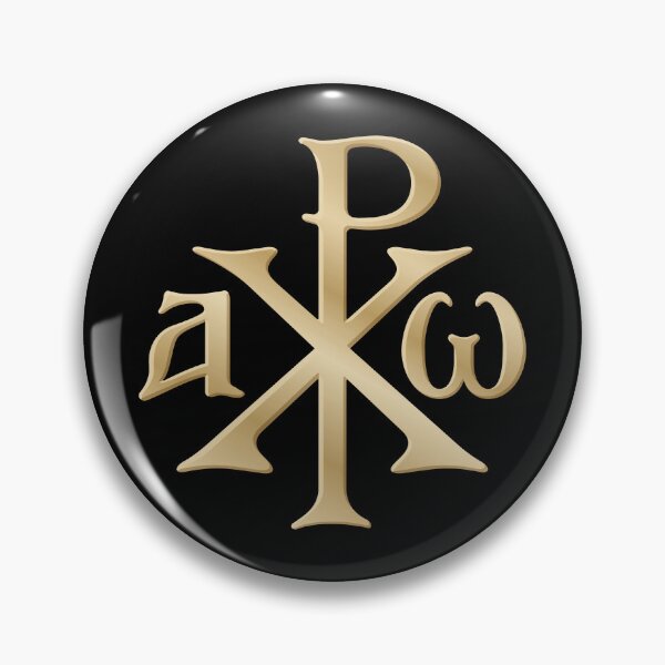 Item preview, Chi Rho Christogram Gold designed and sold by sifis.