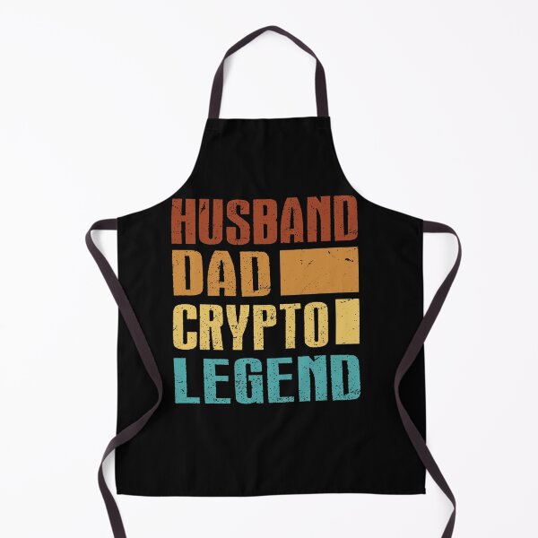 Item preview, Husband Dad Crypto Legend designed and sold by SiarheiYur.