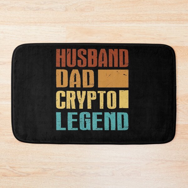 Item preview, Husband Dad Crypto Legend designed and sold by SiarheiYur.