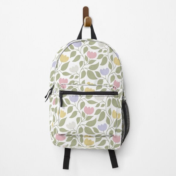 Item preview, floral vine pastel pattern designed and sold by Lockets Little Notes.
