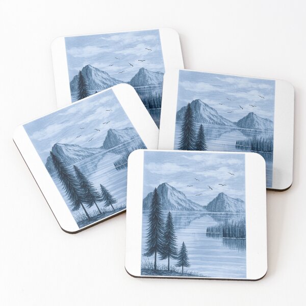 Item preview, Silent Mountain Reflection designed and sold by SeagullArt.