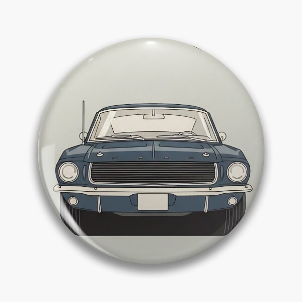 Item preview, 1967 Ford Mustang Classic Muscle Car Vintage Postage Stamp Art designed and sold by Motorline44.