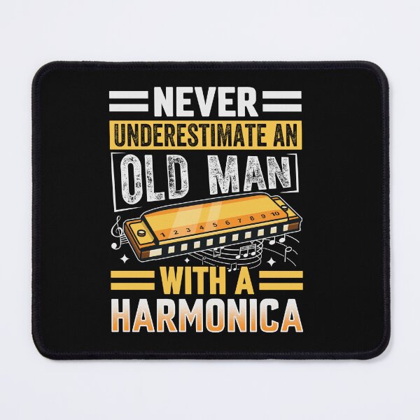 Item preview, Old Man Harmonica designed and sold by SiarheiYur.
