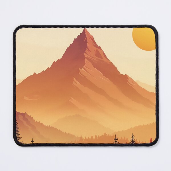 Item preview, Horizon Sunset Mountain Peak designed and sold by felix.illustrates.
