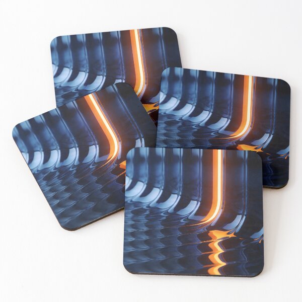 Item preview, Neon Pulse through Liquid Metal designed and sold by Paulocdias.