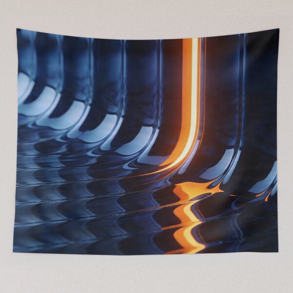 Item preview, Neon Pulse through Liquid Metal designed and sold by Paulocdias.