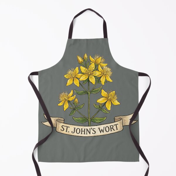Item preview, St. John's Wort at Stonehenge | Midsummer Solstice Botanical Art designed and sold by Englandbear.