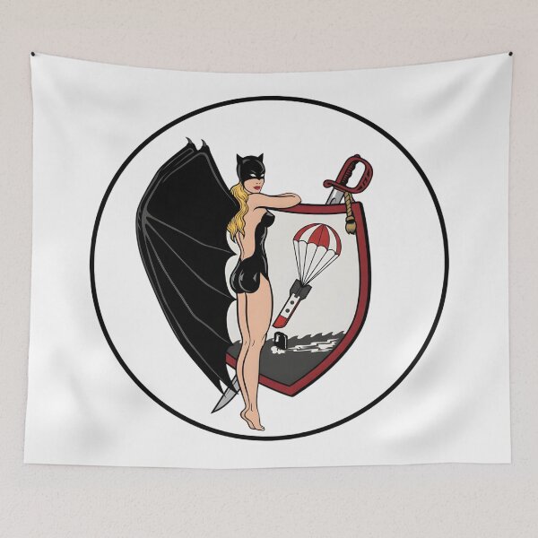 Item preview, US Navy Patrol Squadron Twenty-Four (VP-24) "Batmen" Pin-up Insignia designed and sold by CharlieDesings.