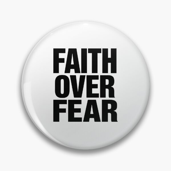 Item preview, Faith Over Fear Christian Motivational Scripture Art Bold Typography Print Gift designed and sold by ebocraft.
