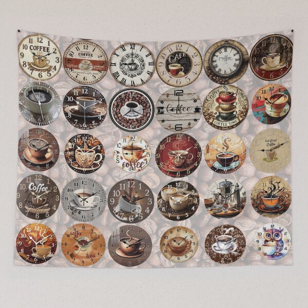 Item preview, Coffee Clocks designed and sold by Montage-Madness.