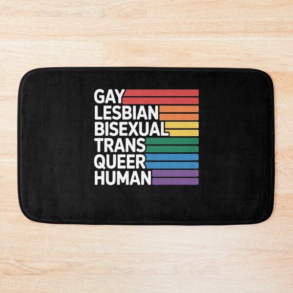 Item preview, Gay Lesbian Bisexual Trans Queer Human LGBTQ+ Pride designed and sold by Say It With Ink.