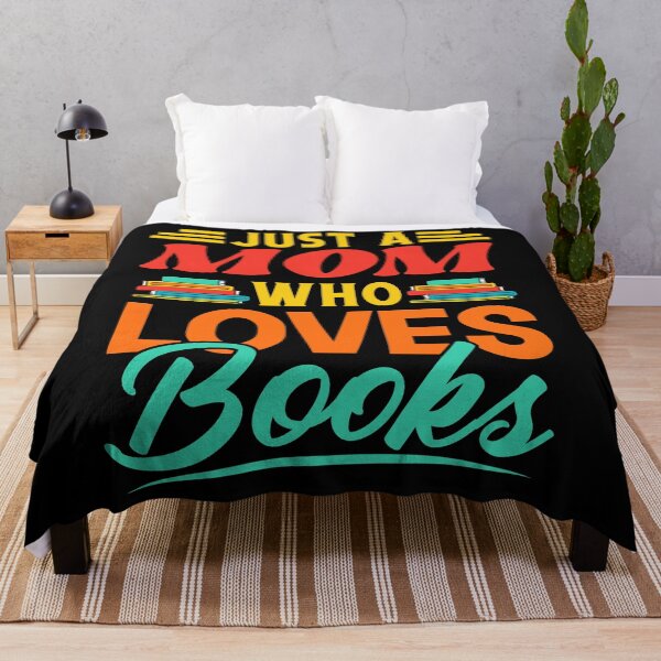 Item preview, Just A Mom Who Loves Books designed and sold by SiarheiYur.