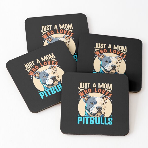 Item preview, Just A Mom Who Loves Pitbulls designed and sold by SiarheiYur.