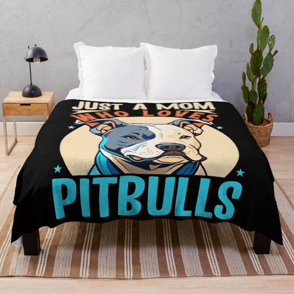 Item preview, Just A Mom Who Loves Pitbulls designed and sold by SiarheiYur.
