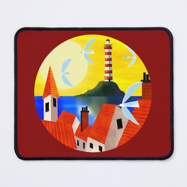 Item preview, Red and White Striped Lighthouse designed and sold by Andrew Hitchen.