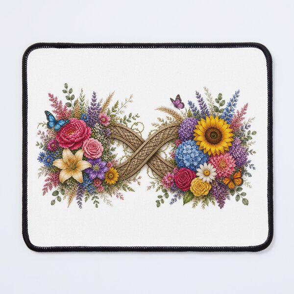 Item preview, Floral Infinity Symbol designed and sold by PetalGarden.
