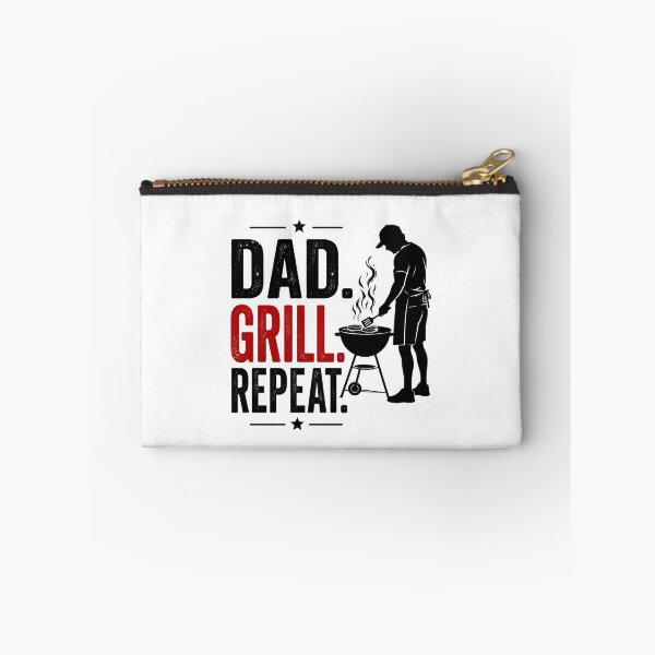 Item preview, Dad Grill Repeat Funny BBQ Design designed and sold by WikaKowalczyk.