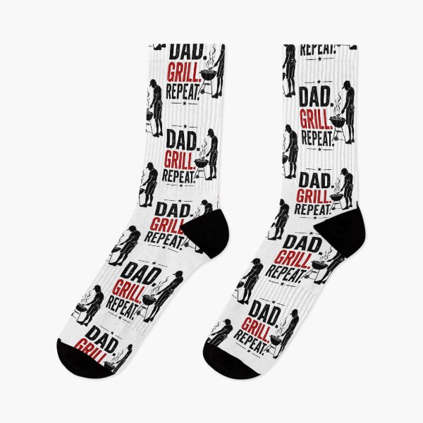 Item preview, Dad Grill Repeat Funny BBQ Design designed and sold by WikaKowalczyk.