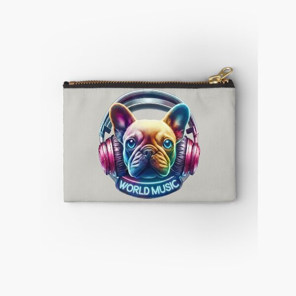Item preview, Neon Frenchie – World Music Day designed and sold by Art-Arcade6.