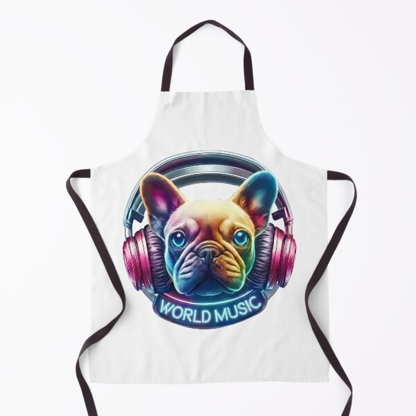 Item preview, Neon Frenchie – World Music Day designed and sold by Art-Arcade6.
