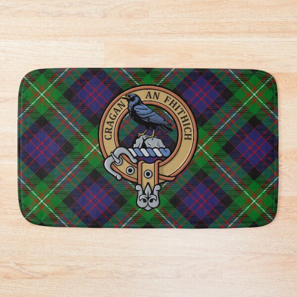 Item preview, Clan MacDonell of Glengarry Crest over Tartan designed and sold by sifis.