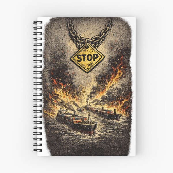 Item preview, Hormuz Crisis Vintage Grunge Design | Oil Tanker Street wear Art designed and sold by AMAOZ.