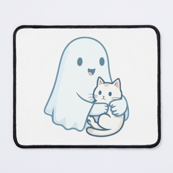 Item preview, ghost hugging cat designed and sold by Brexmore3.
