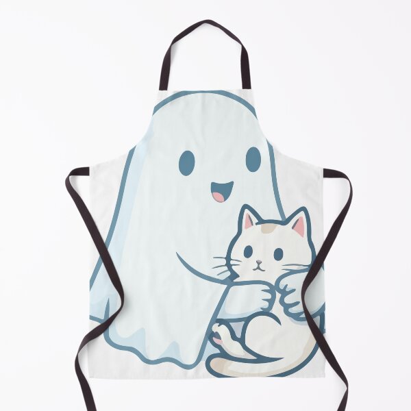 Item preview, ghost hugging cat designed and sold by Brexmore3.