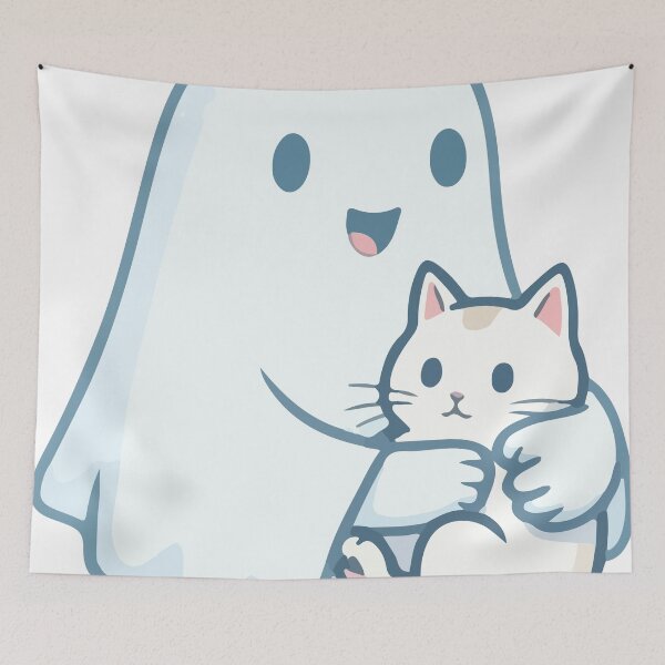 Item preview, Gato abrazando fantasmas designed and sold by Brexmore3.